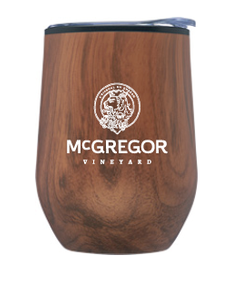 McGregor Insulated Wine Cup-Wood Grain